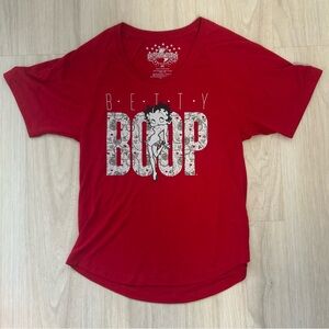 Betty Boop Universal Studios T-shirt Red Womens XS